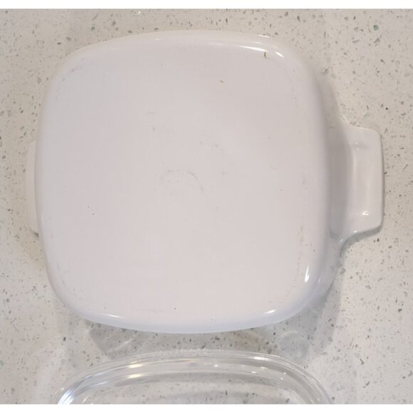 Vintage Corning Ware Spice of Life L’Echalote A-1-B 1Qt Dish Lid Metal Trivet - Picture 6 of 16